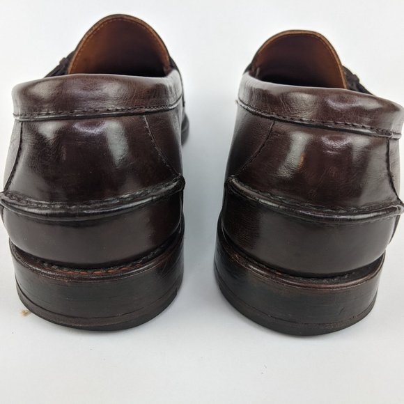 Men\'s Rancourt & Co Brown Loafers With Brass Buckl